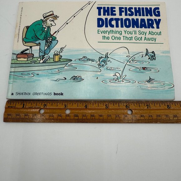 Shoe Box Greetings Book “The Fishing Dictionary” 1992 Hallmark - Picture 5 of 5
